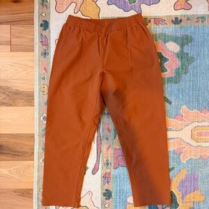 Outdoor Voices Women’s Burnt Orange Hiking Pants, ankle, medium